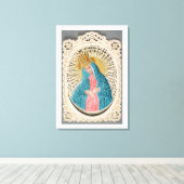 Madonna Queen of Heaven on Lace Leinwanddruck (Insitu (Holzboden))