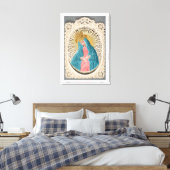 Madonna Queen of Heaven on Lace Leinwanddruck (Insitu (Schlafzimmer))