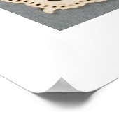 Madonna Queen of Heaven on Lace Poster (Ecke)