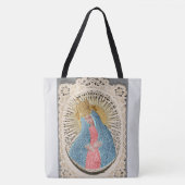 Madonna Queen of Heaven on Lace Tasche (Vorderseite)