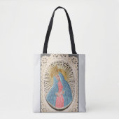 Madonna Queen of Heaven on Lace Tasche (Vorderseite)
