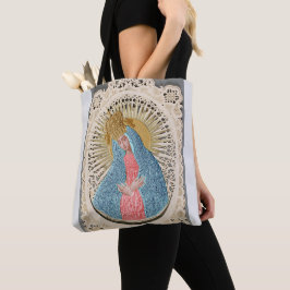 Madonna Queen of Heaven on Lace Tasche