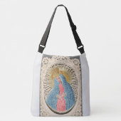 Madonna Queen of Heaven on Lace Tragetaschen Mit Langen Trägern (Vorderseite)