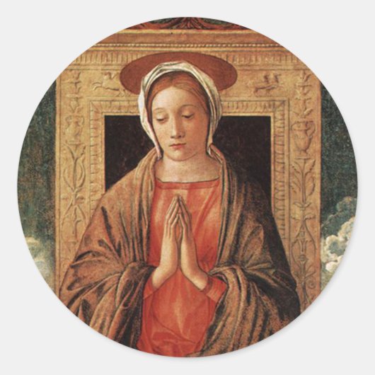 Madonna Runder Aufkleber (Vorderseite)