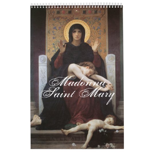 Madonna – Saint Mary – Maria – Gottesmutter Kalender (Titelbild)