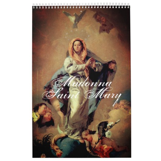 Madonna – Saint Mary – Maria – Gottesmutter Kalender (Titelbild)