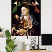 Madonna Salting – Antonello da Messina Poster (Heimbüro)