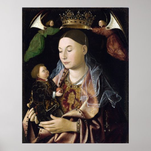 Madonna Salting – Antonello da Messina Poster (Vorne)