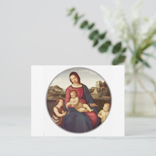 Madonna Terranuova durch RAPHAEL Postkarte (Stehend Vorderseite)