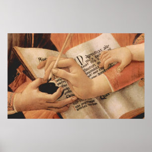 Madonna The Magnificent Detail 2 von Botticelli Poster