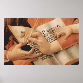 Madonna The Magnificent Detail 2 von Botticelli Poster