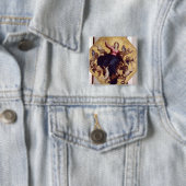 Madonna trug durch Engel (Deckenfresko) Button (Beispiel)