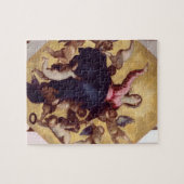 Madonna trug durch Engel (Deckenfresko) Puzzle (Horizontal)