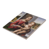 Madonna u. Kind mit Johannes der Täufer Fliese (Seite)