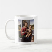 Madonna u. Kind mit Johannes der Täufer Kaffeetasse (Links)