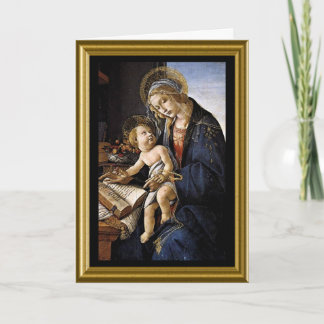 Madonna u. Kinderweihnachtskarte Feiertagskarte