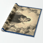 MADONNA UND CHILD CHRISTMAS GIFT WRAP Bouguereau Geschenkpapier (Ungerollt)