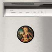 Madonna und Christ Child under Apple Tree Magnet (In Situ (Geschirrspüler))