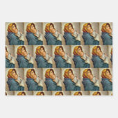 Madonna und Christ Kinder Klassische Kunst Geschenkpapier Set (Vorderseite 3)