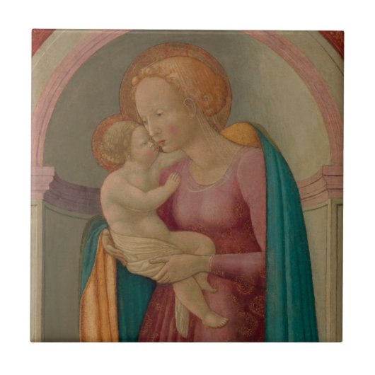 Madonna und das Kind Fliese (Vorderseite)