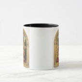 Madonna und das Kind inthronisiert Tasse (Zentrum)