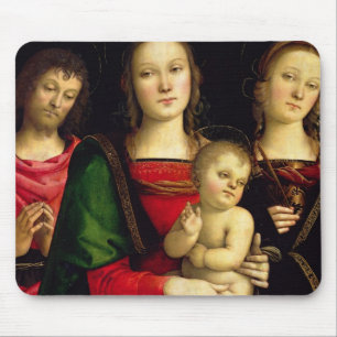 Madonna und das Kind mit Johannes der Baptist Mousepad