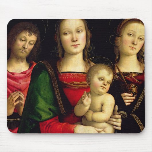 Madonna und das Kind mit Johannes der Baptist Mousepad (Vorne)