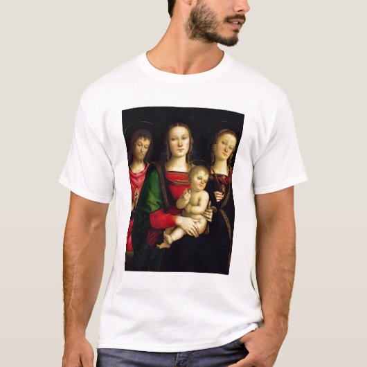 Madonna und das Kind mit Johannes der Baptist T-Shirt (Vorderseite)