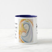 Madonna und die Kinderbibel Verse Weihnachtsfeierl Tasse (Zentrum)