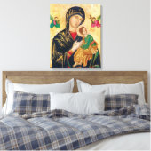 Madonna und göttliches Kind Leinwanddruck (Insitu (Schlafzimmer))