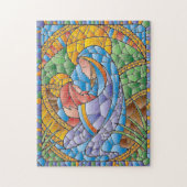Madonna und Jesus Puzzle (Vertikal)