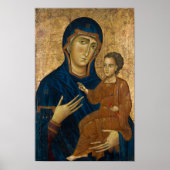 Madonna und Kind, 1240 von Berlinghiero Poster (Vorne)