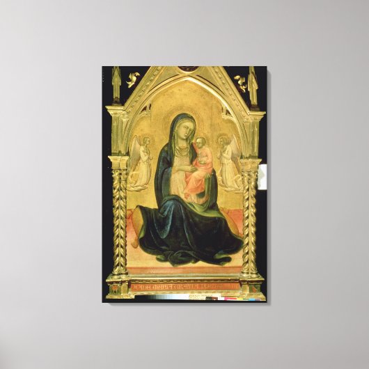 Madonna und Kind, 1400 Leinwanddruck (Vorderseite)
