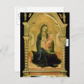 Madonna und Kind, 1400 Postkarte (Vorne/Hinten)