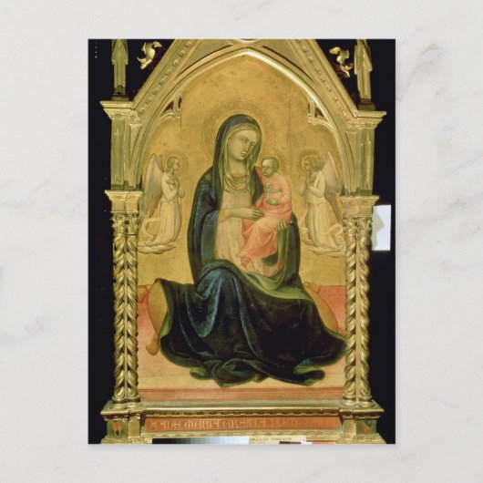 Madonna und Kind, 1400 Postkarte (Vorderseite)