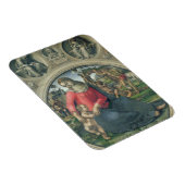 Madonna und Kind, 1490-95 (Öl auf Tafel) Magnet (Rechte Seite)