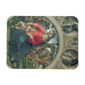 Madonna und Kind, 1490-95 (Öl auf Tafel) Magnet (Horizontal)