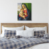 Madonna und Kind, 1490er Leinwanddruck (Insitu (Schlafzimmer))