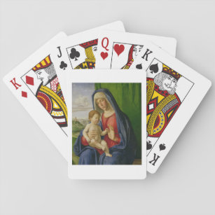 Madonna und Kind, 1490er Spielkarten