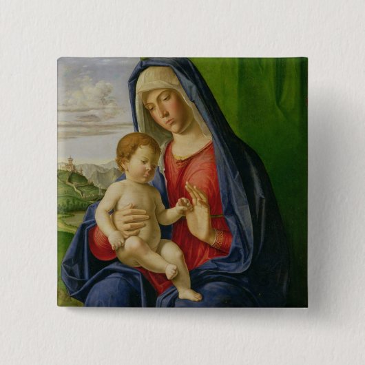 Madonna und Kind, 1490s Button (Vorderseite)