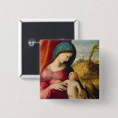 Madonna und Kind, 1512-14 Button (Vorne & Hinten)