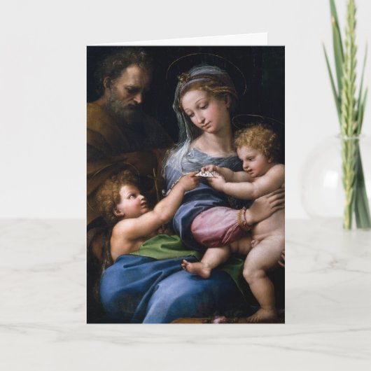 MADONNA UND KIND 1518-1520, Raphael (1483-1520) Karte (Vorderseite)