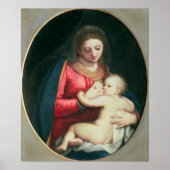 Madonna und Kind, 1598 Poster (Vorne)