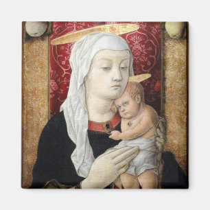 Madonna und Kind 2 - Carlo Crivelli - c1468 Magnet