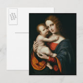 Madonna und Kind 2 Postkarte (Vorne/Hinten)