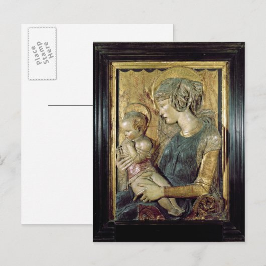 Madonna und Kind 2 Postkarte (Vorne/Hinten)