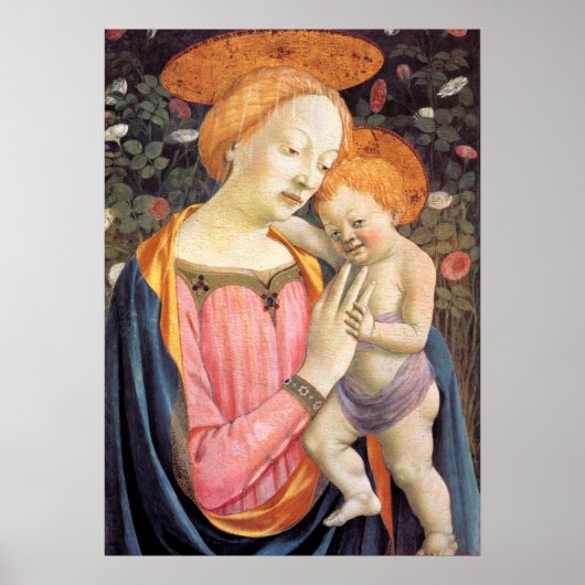Madonna und Kind 2 - Veneziano - c1432 Poster (Vorne)