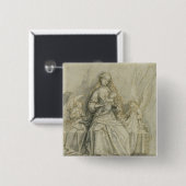 Madonna und Kind 3 Button (Vorne & Hinten)