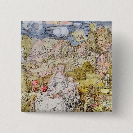 Madonna und Kind 3 Button (Vorderseite)