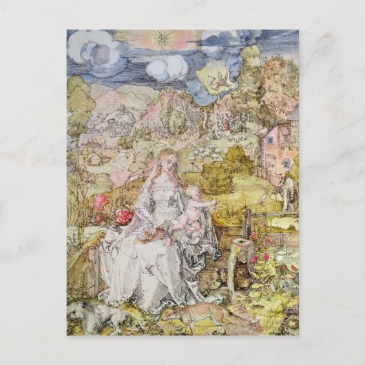 Madonna und Kind 3 Postkarte (Vorderseite)